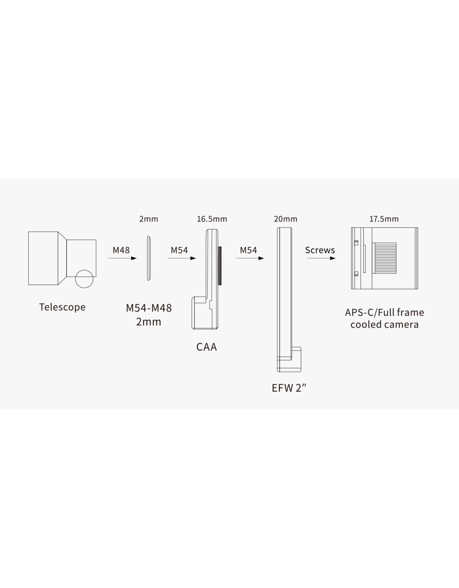 ZWO ZWO CAA Camera Angle Adjuster - ZWO CAA-M54