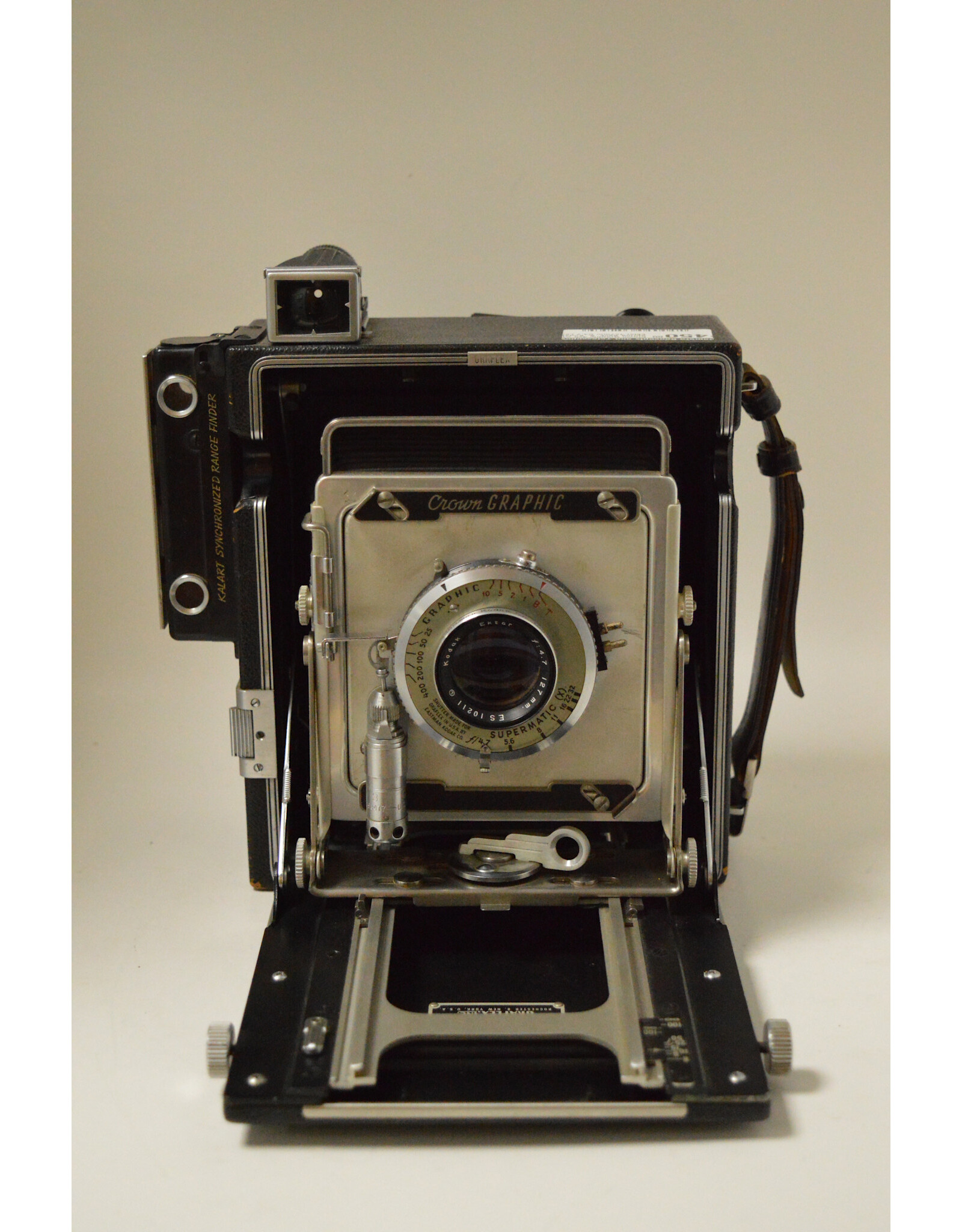 Graflex Crown Graphic 4x5 with Spring Back  &  Kodak Ektar 127mm f/4.7 Lens