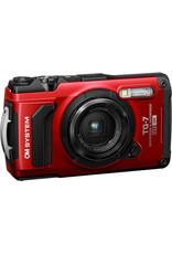 OM System OM SYSTEM Tough TG-7 Digital Camera (Red)