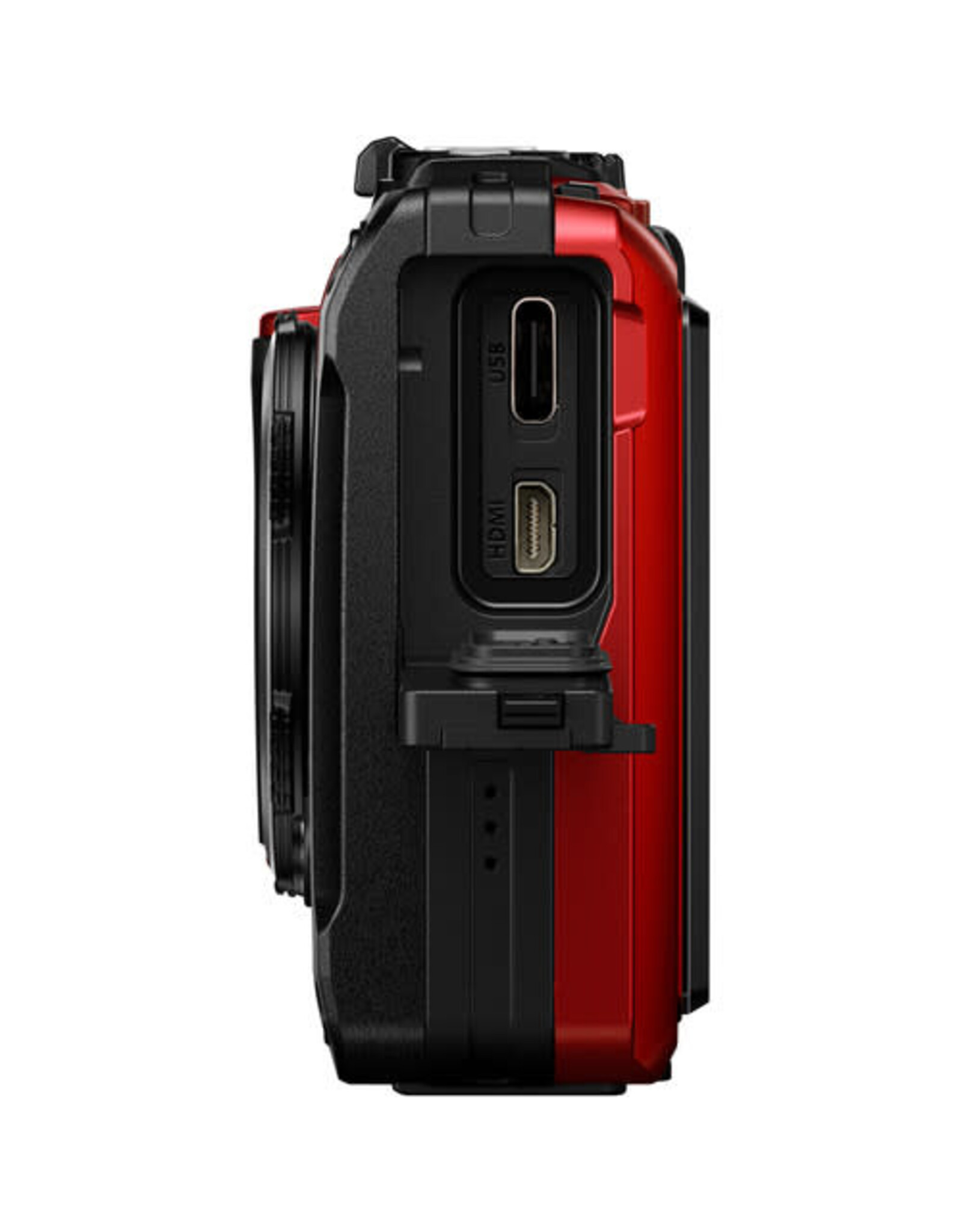 OM System OM SYSTEM Tough TG-7 Digital Camera (Red)