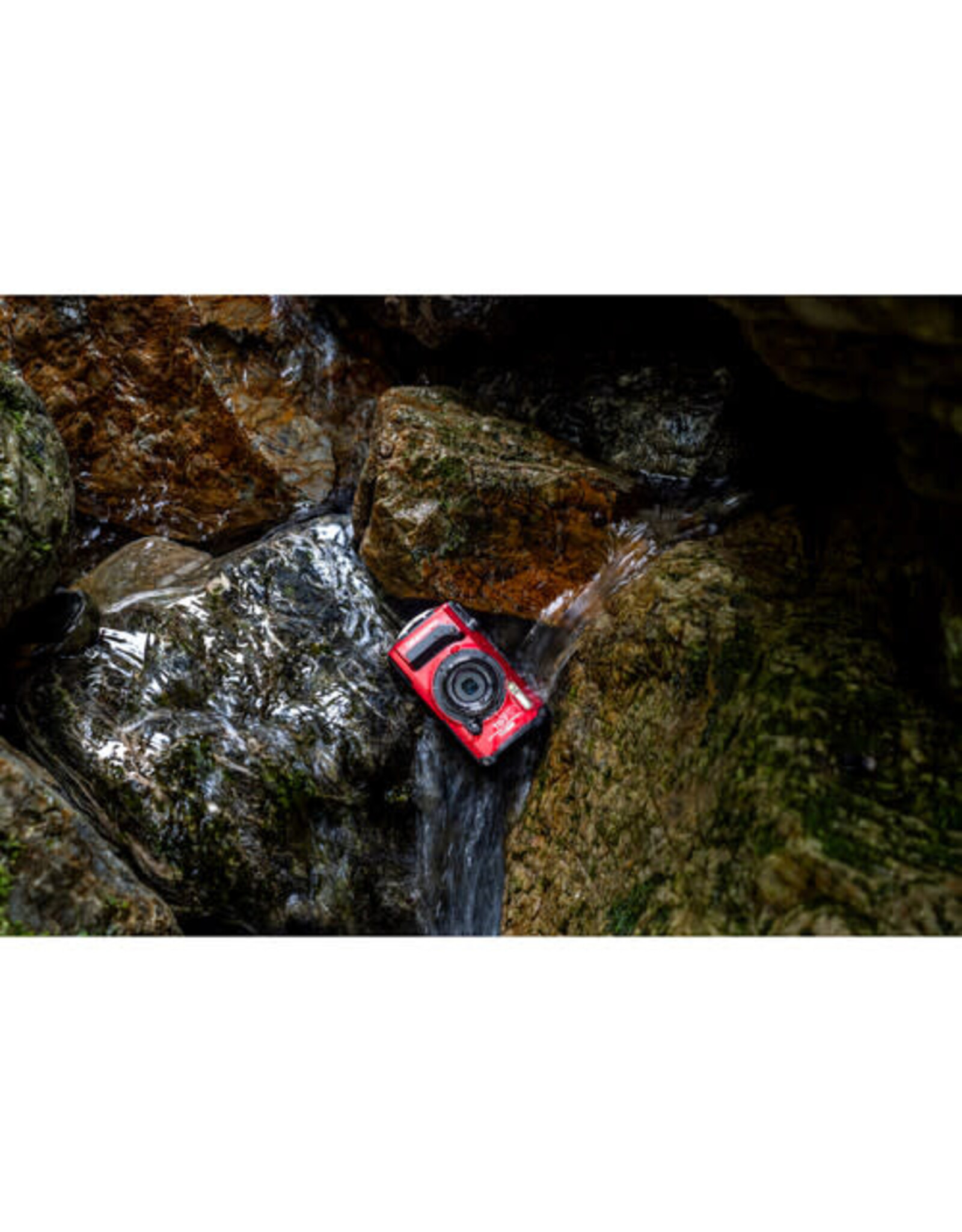 OM System OM SYSTEM Tough TG-7 Digital Camera (Red)