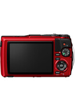 OM System OM SYSTEM Tough TG-7 Digital Camera (Red)