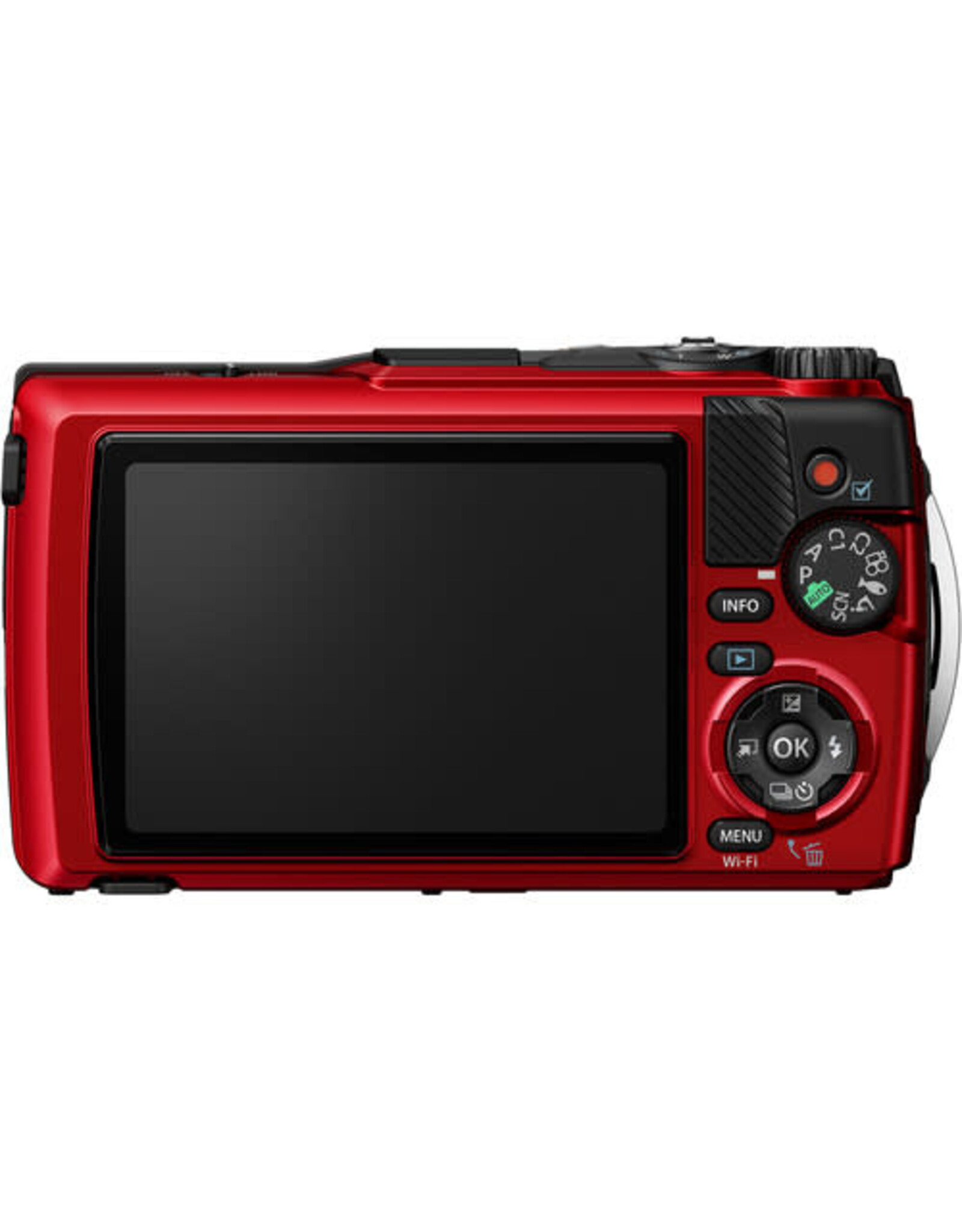 OM System OM SYSTEM Tough TG-7 Digital Camera (Red)