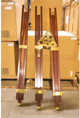 Barska Solid Mahogany and Brass Replacement Legs for Harbormaster Style Alt Az Telescope (Set of 3)