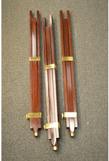 Barska Solid Mahogany and Brass Replacement Legs for Harbormaster Style Alt Az Telescope (Set of 3)