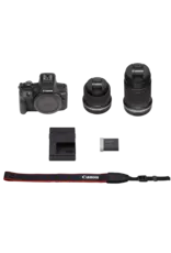 Canon Canon EOS R100 Mirrorless Camera with 18-45mm and 55-210mm Lenses (Black)