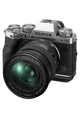 FUJIFILM X-T5 Mirrorless Camera with 16-80mm Lens and Accessories Kit (Silver)