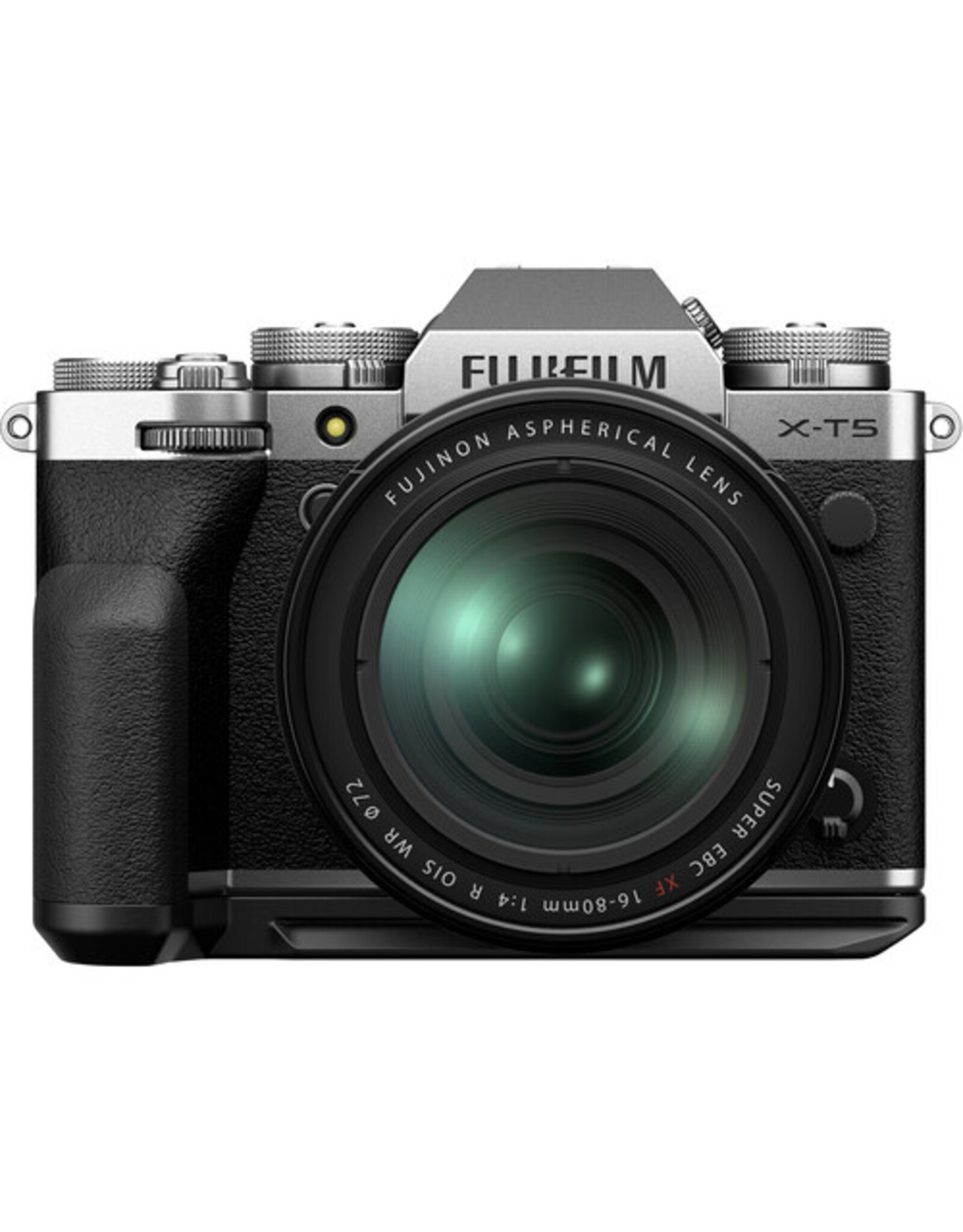FUJIFILM X-T5 Mirrorless Camera with 16-80mm Lens and Accessories Kit (Silver)