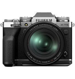 FUJIFILM X-T5 Mirrorless Camera with 16-80mm Lens and Accessories Kit (Silver)
