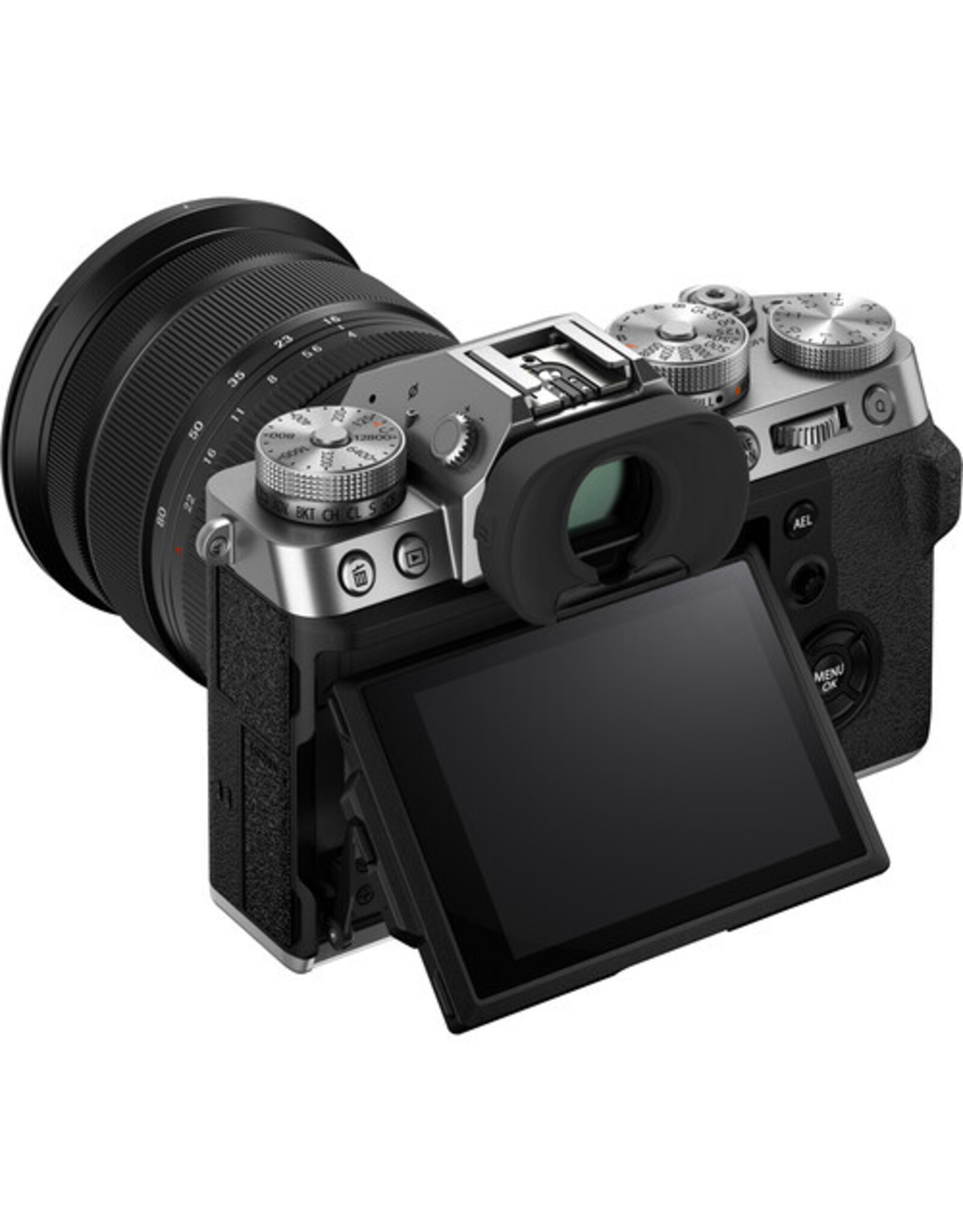 FUJIFILM X-T5 Mirrorless Camera with 16-80mm Lens and Accessories Kit (Silver)