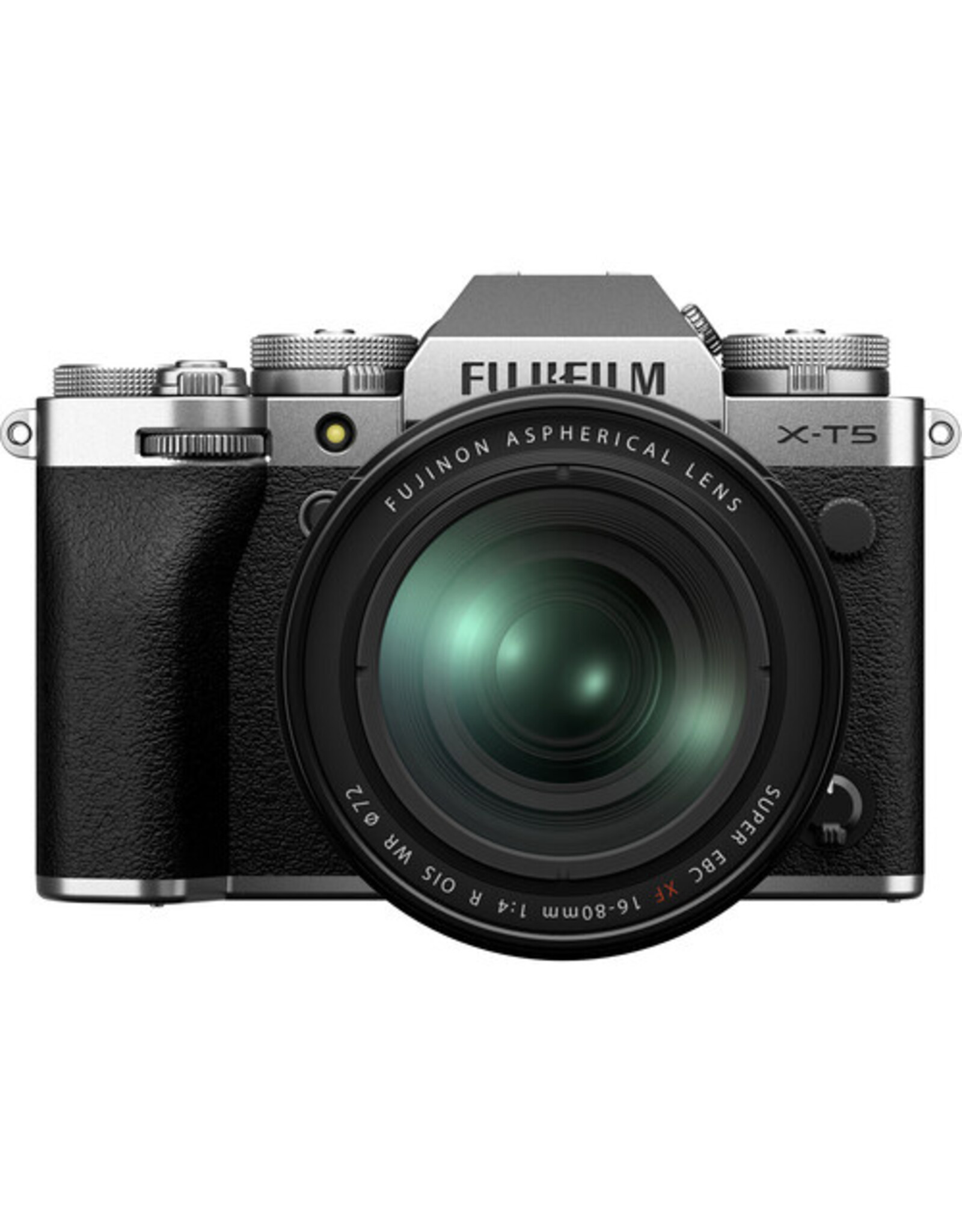 FUJIFILM X-T5 Mirrorless Camera with 16-80mm Lens and Accessories Kit (Silver)