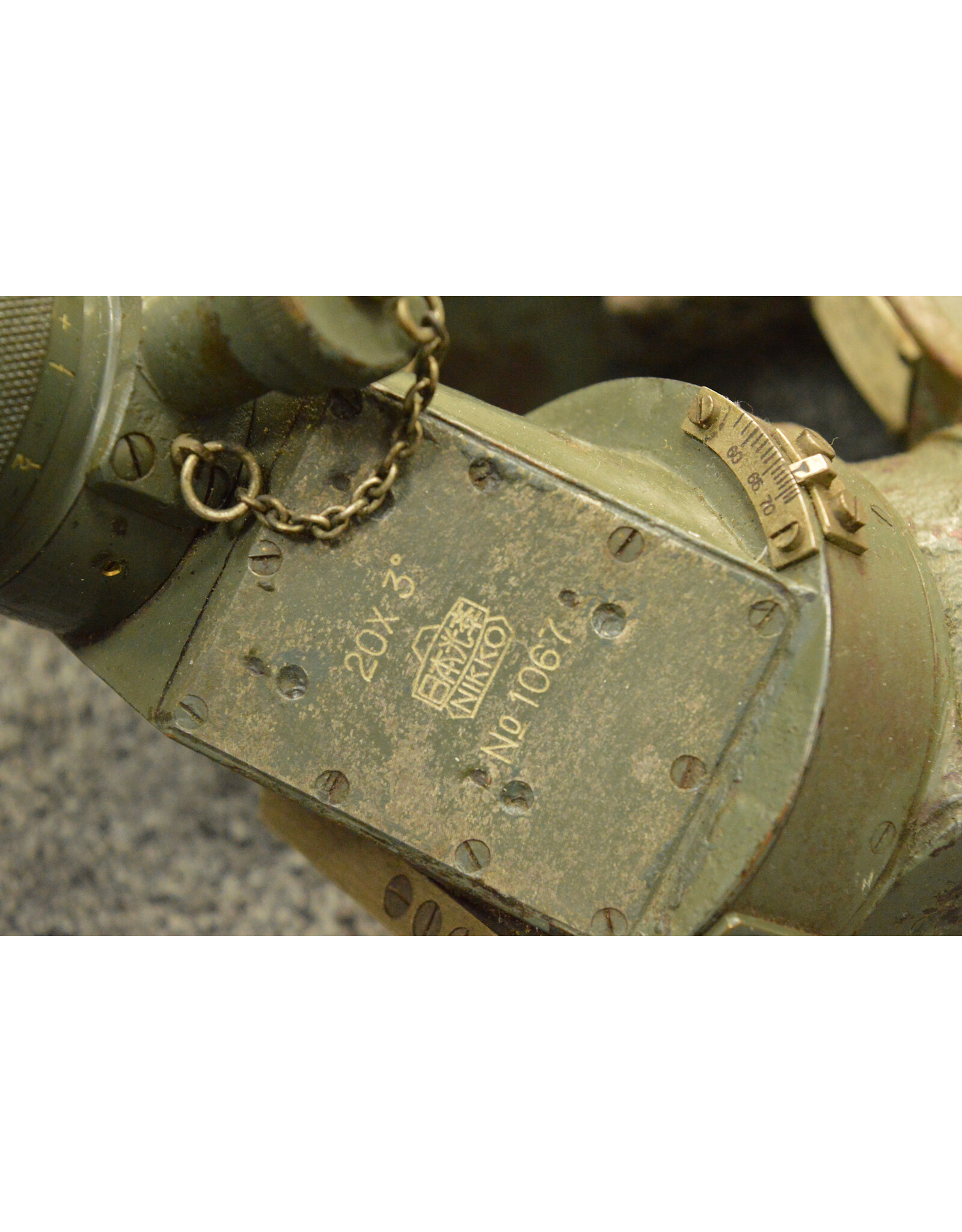 Nikko WW2 Imperial Japanese Navy - NIKKO 20x120 SHIPBOARD MARITIME BINOCULARS - V. RARE