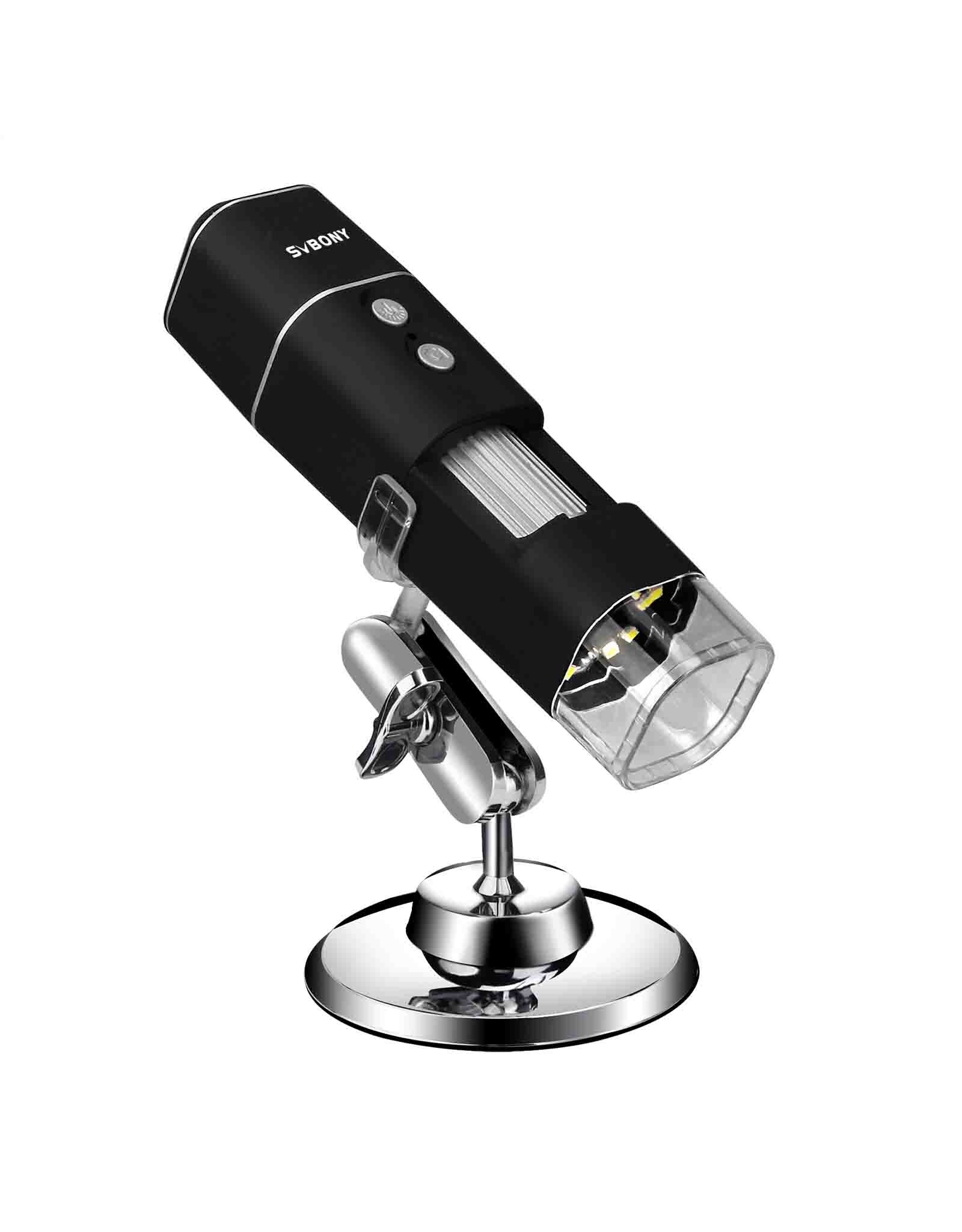 Svbony SVBony SV606 50X-1000X Stepless Zoom Wireless WIFI Digital Microscope