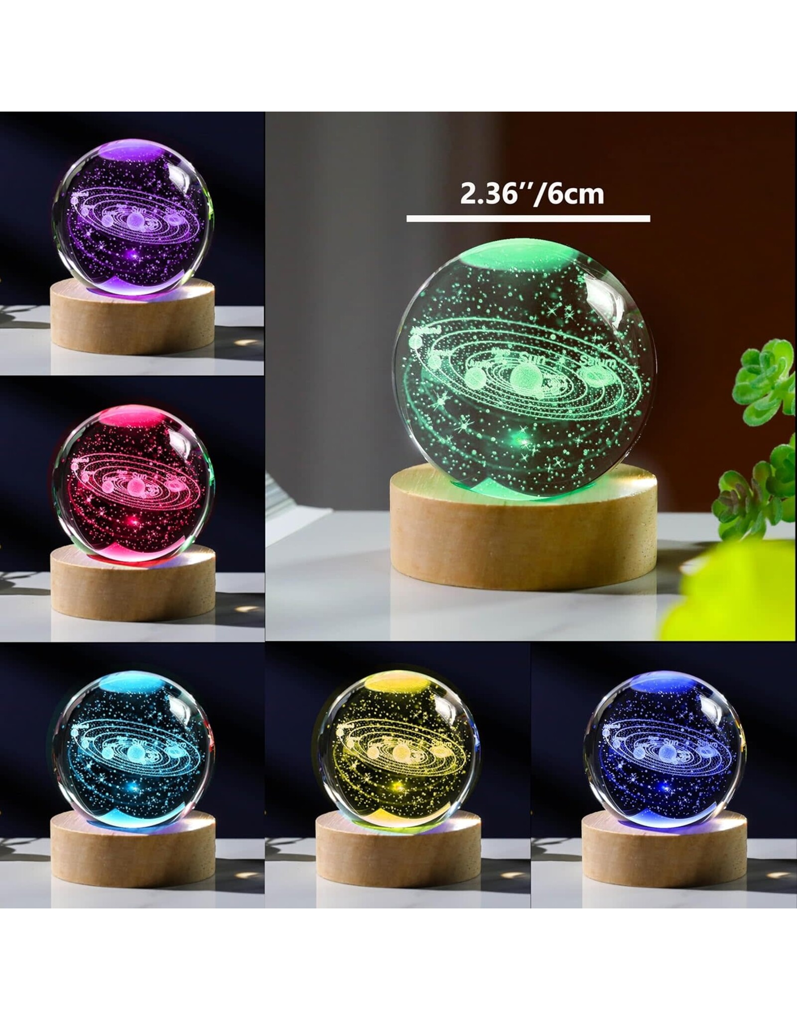 3D Crystal Solar System