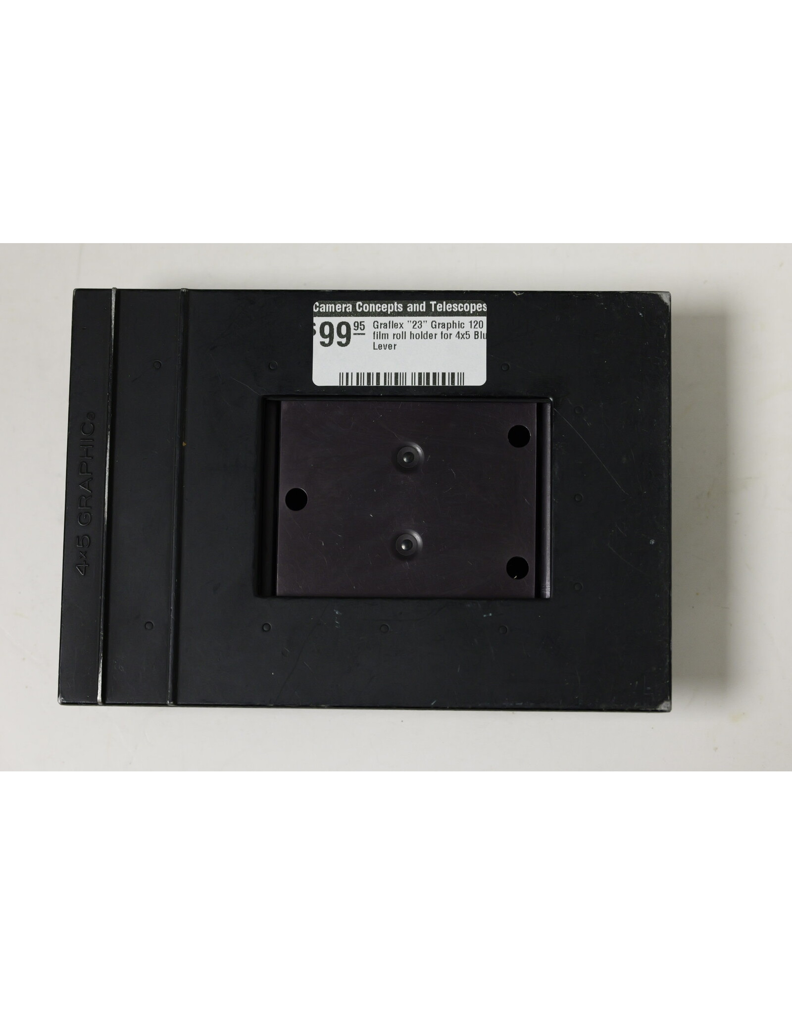 Graflex Graflex "23" Graphic 120 film roll holder for 4x5 Blue Lever