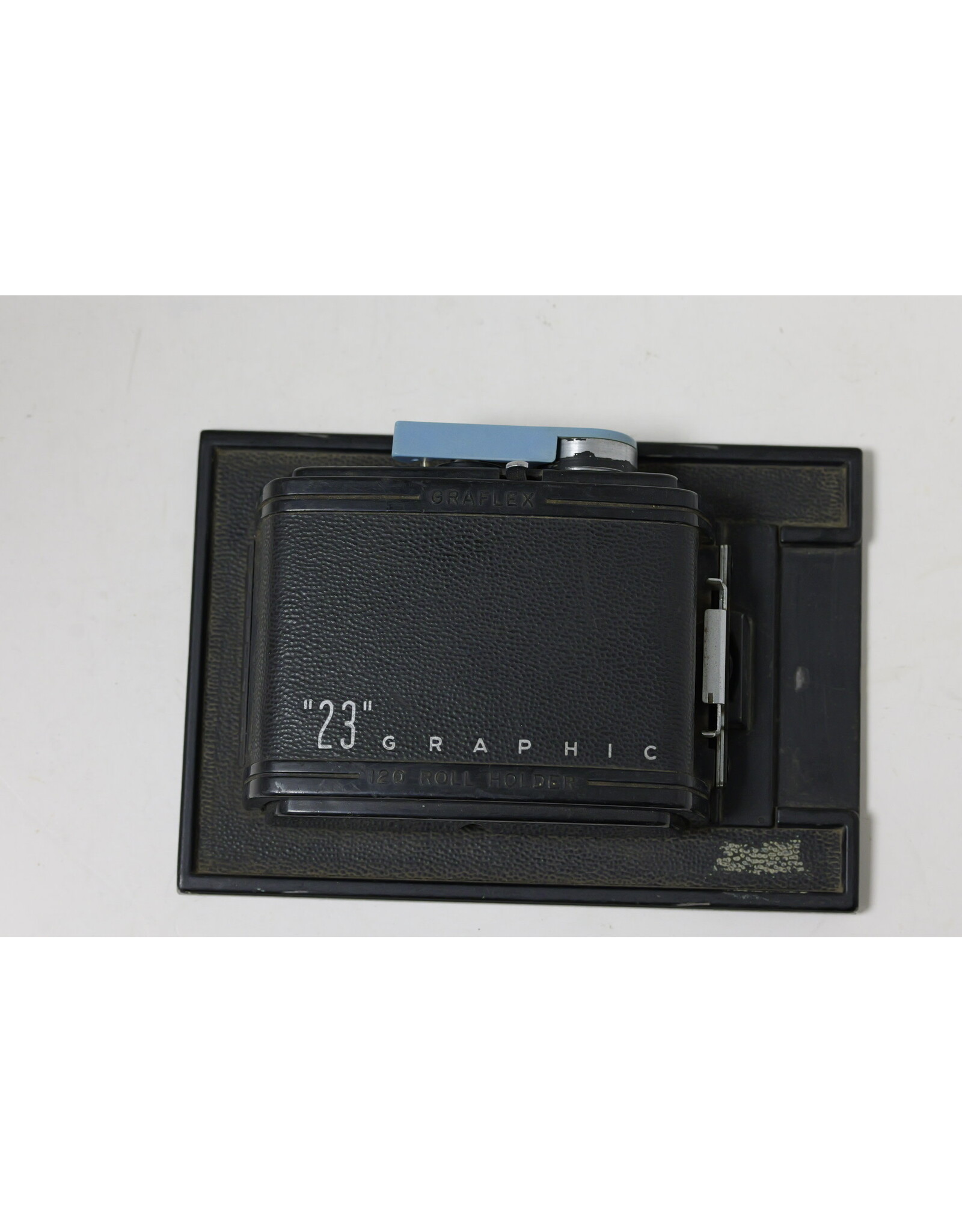 Graflex Graflex "23" Graphic 120 film roll holder for 4x5 Blue Lever