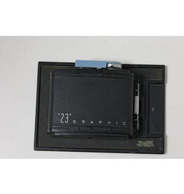 Graflex Graflex "23" Graphic 120 film roll holder for 4x5 Blue Lever