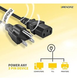 Universal AC Power Cord (3 Prong)