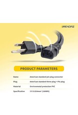 Universal AC Power Cord (3 Prong)