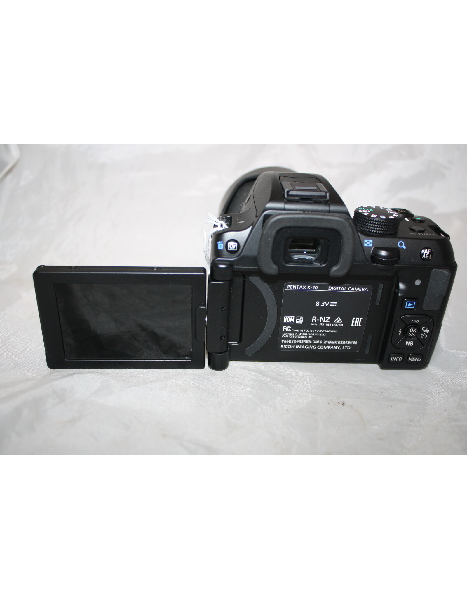 PENTAX K-70 24.2MP Digital SLR Camera Black with 18-135mm Lens(Pre-Owned)