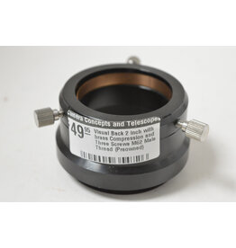 Visual Back 2 inch with brass Compression and Three Screws M62 Male Thread (Preowned)
