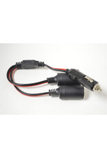 Arcturus Products DC Power cord Splitter Male Cigarette plug to two Female Ports