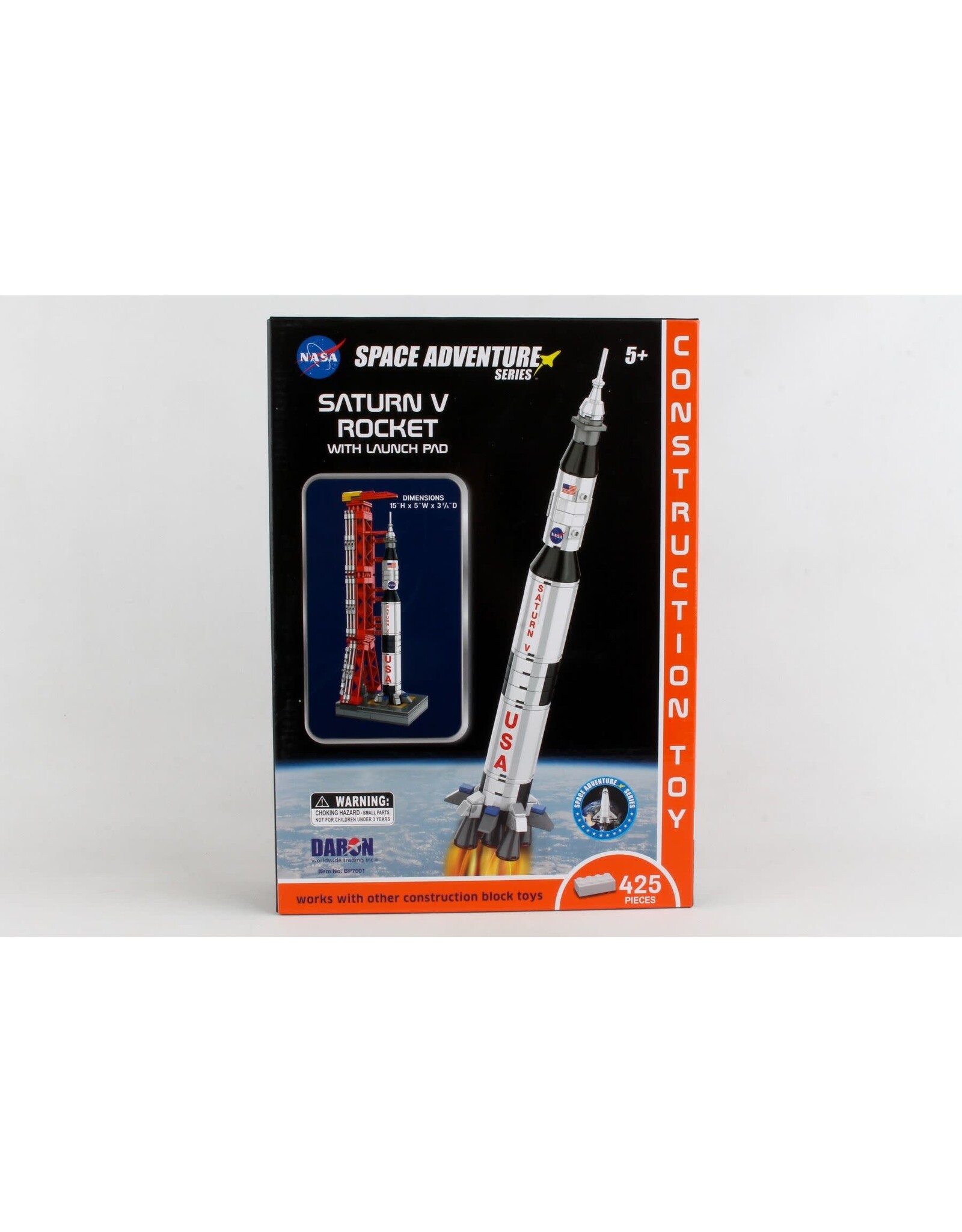SPACE ADVENTURE SATURN V ROCKET CONSTRUCTION TOY