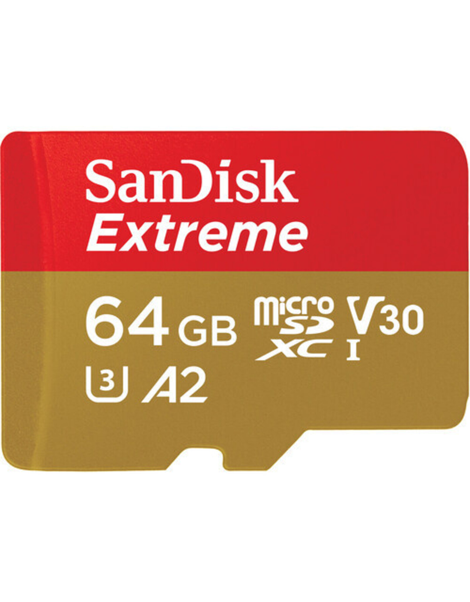 SanDisk 64GB Extreme UHS-I microSDXC Memory Card with SD Adapter