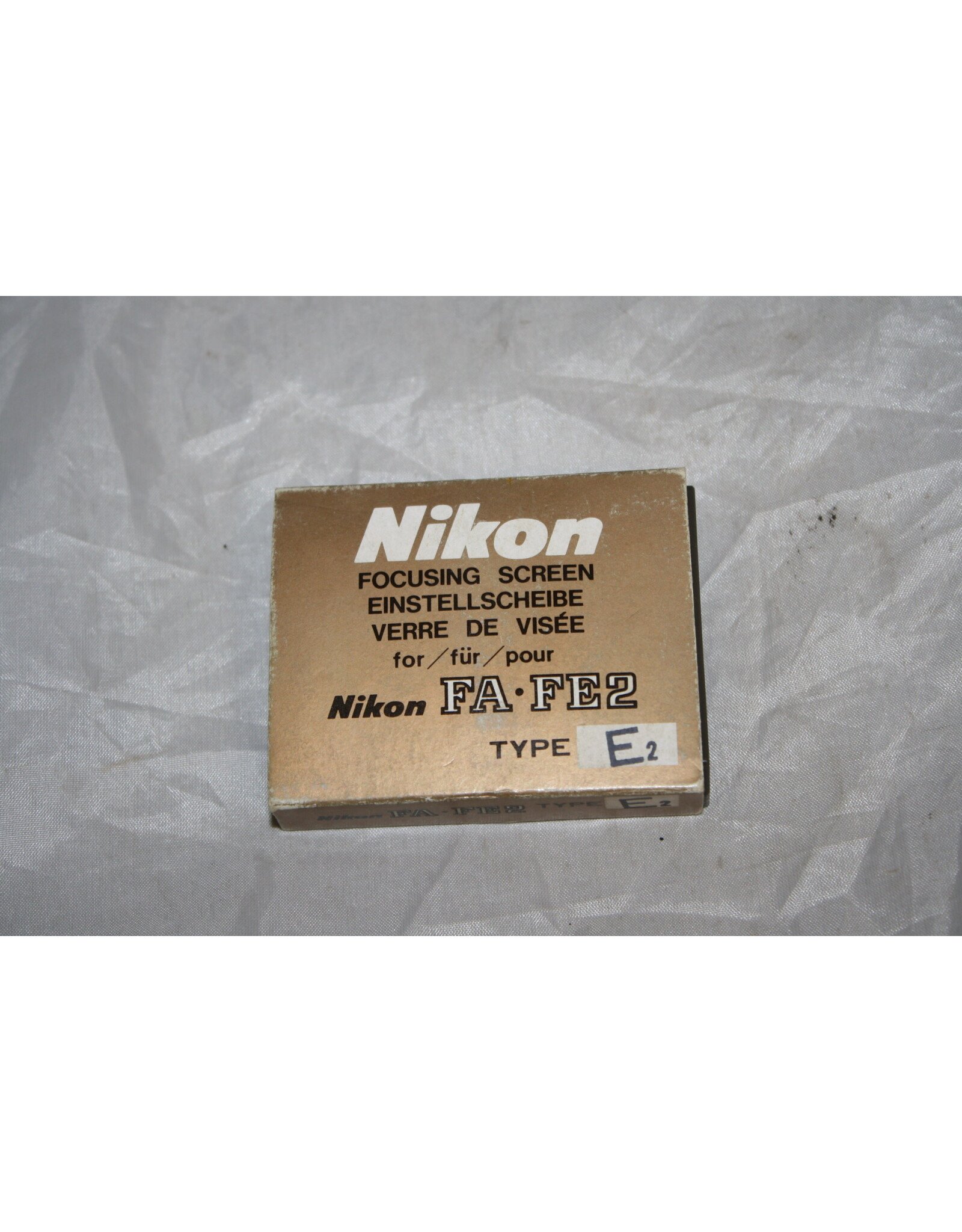 Nikon FA/FE2 Focusing Screen Type "E2" Original Box