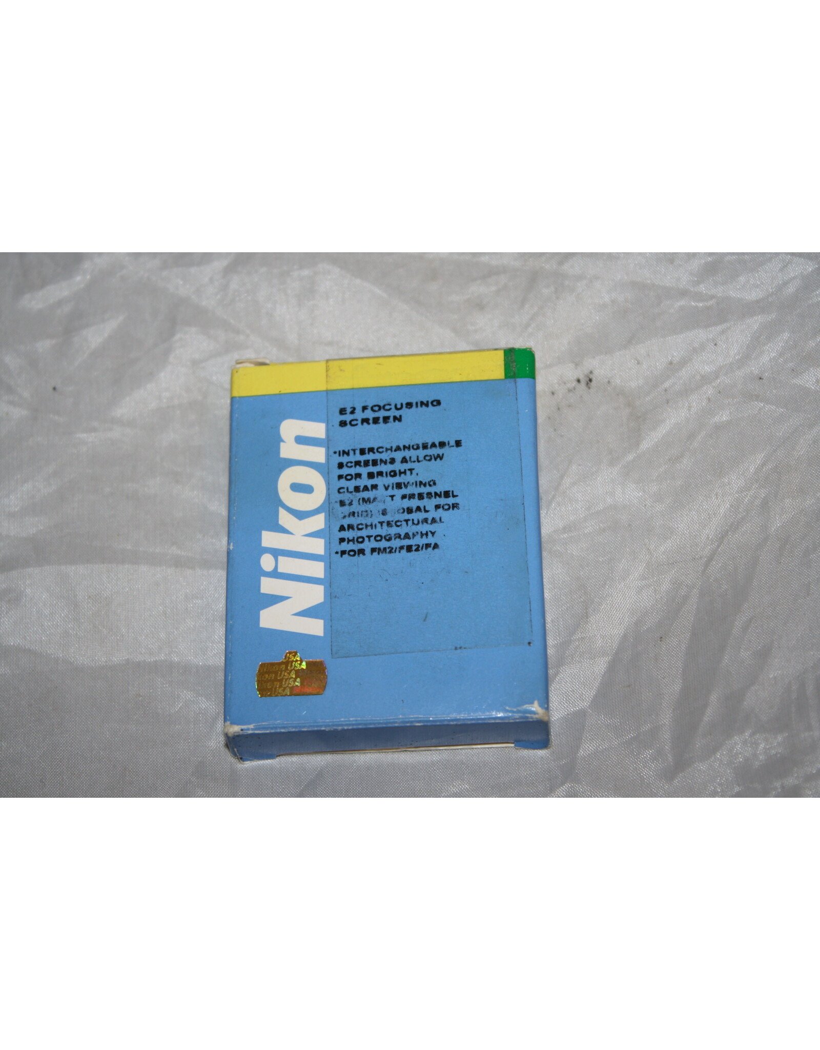 Nikon FA/FE2 Focusing Screen Type "E2" Original Box
