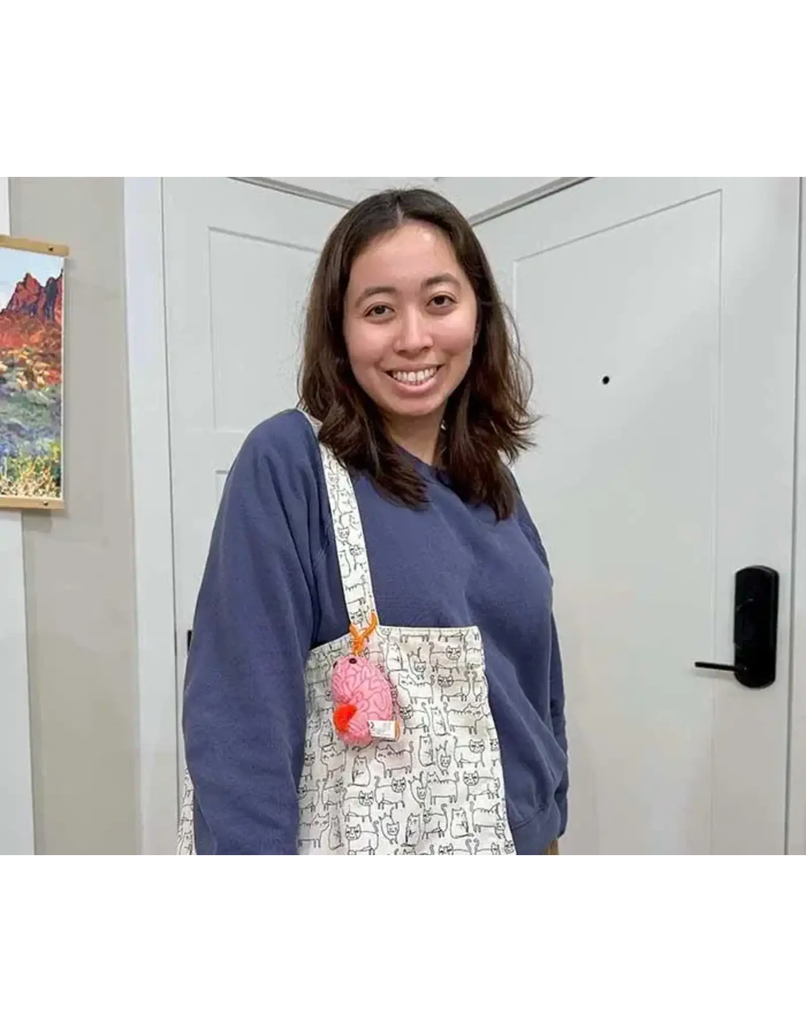 Giant Microbes Giant Microbes Brain Keychain