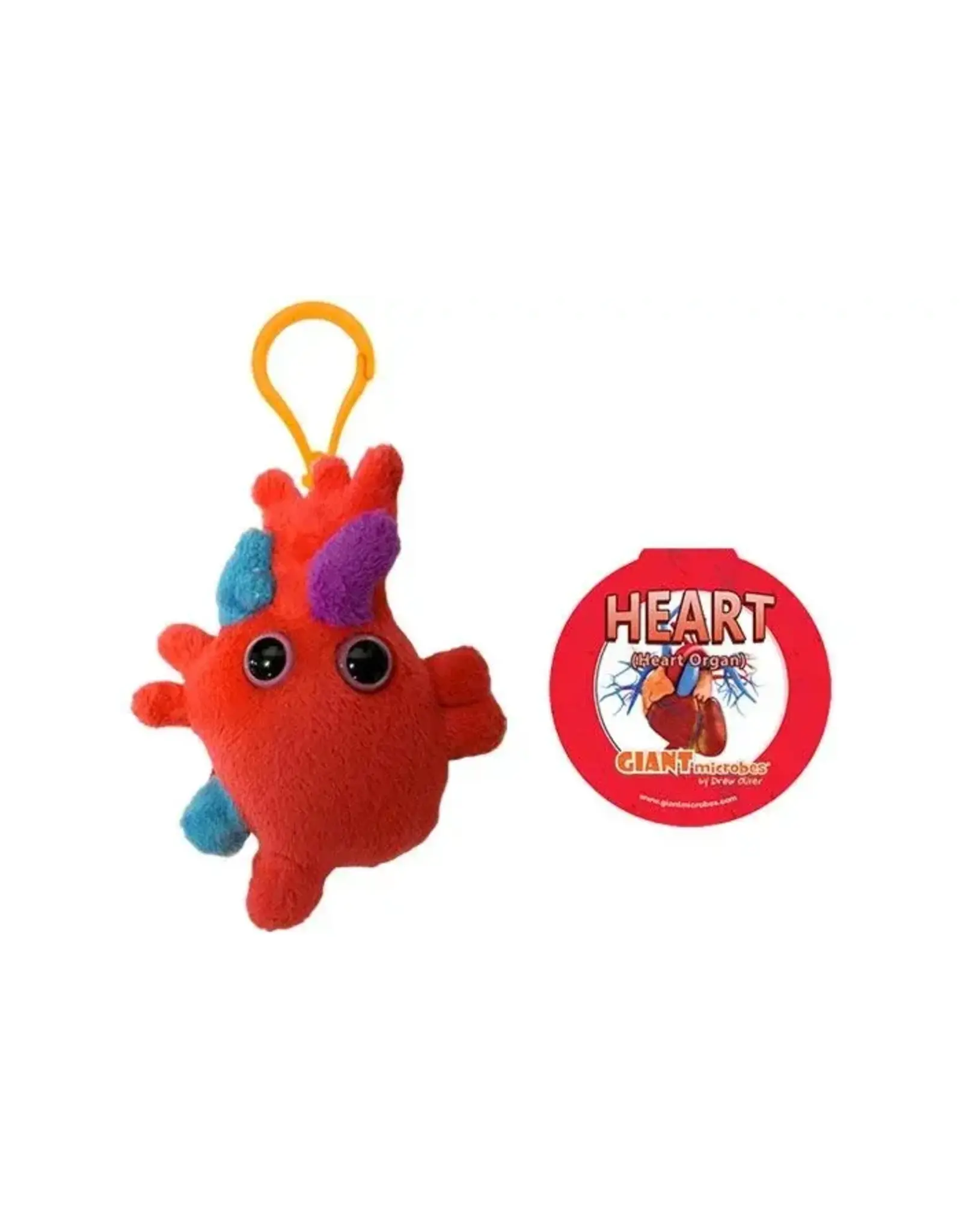 Giant Microbes Giant Microbes Heart Keychain