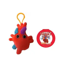 Giant Microbes Giant Microbes Heart Keychain