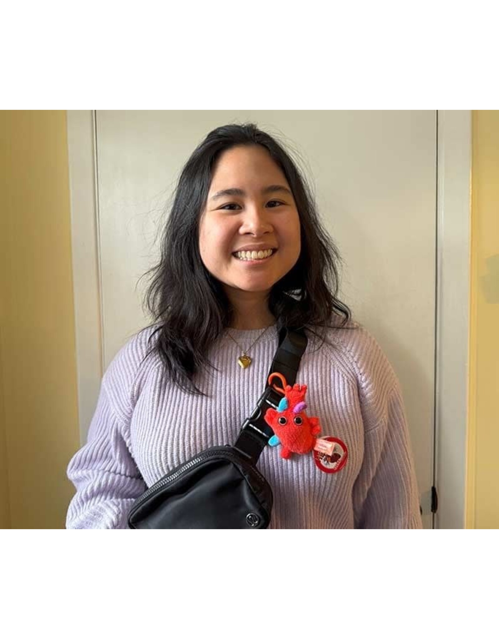 Giant Microbes Giant Microbes Heart Keychain