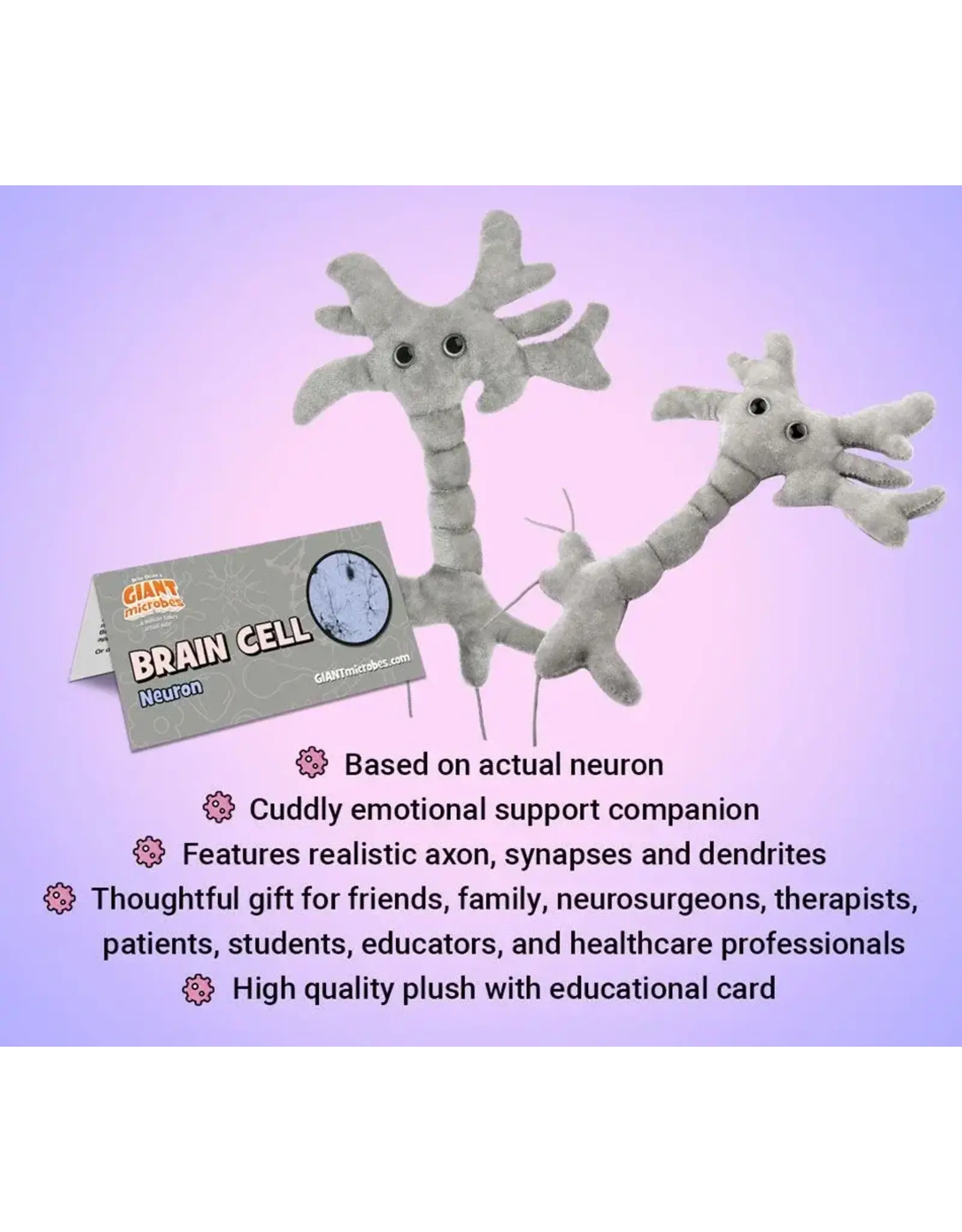 Giant Microbes Giant Microbes Brain Cell Plush