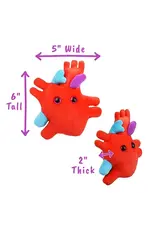 Giant Microbes Giant Microbes Heart Plush