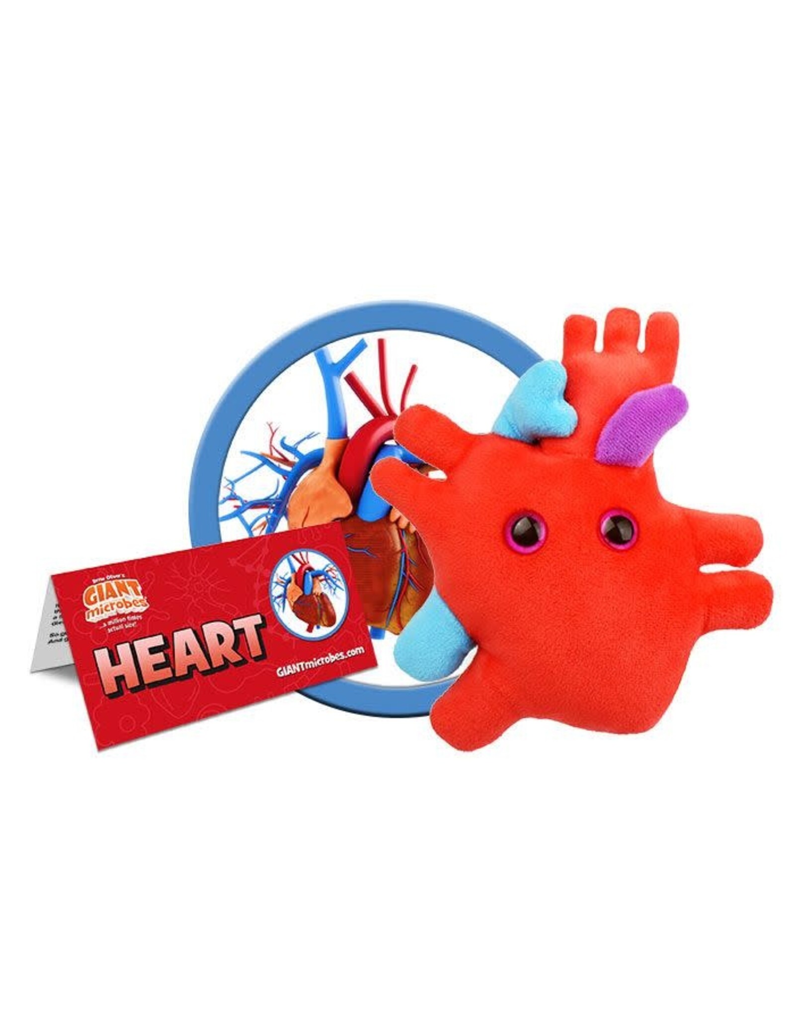 Giant Microbes Giant Microbes Heart Plush