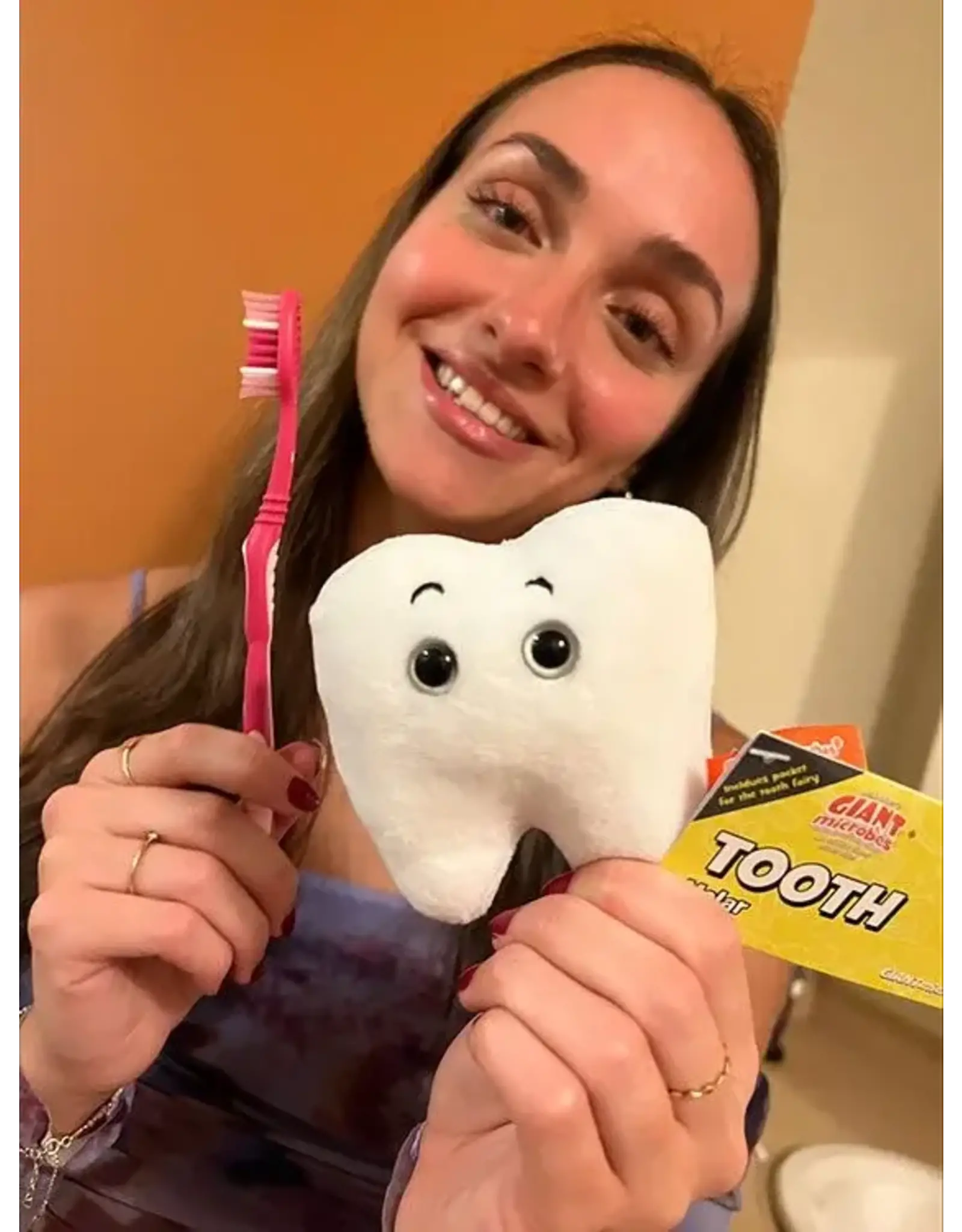 Giant Microbes Giant Microbes Tooth Plush