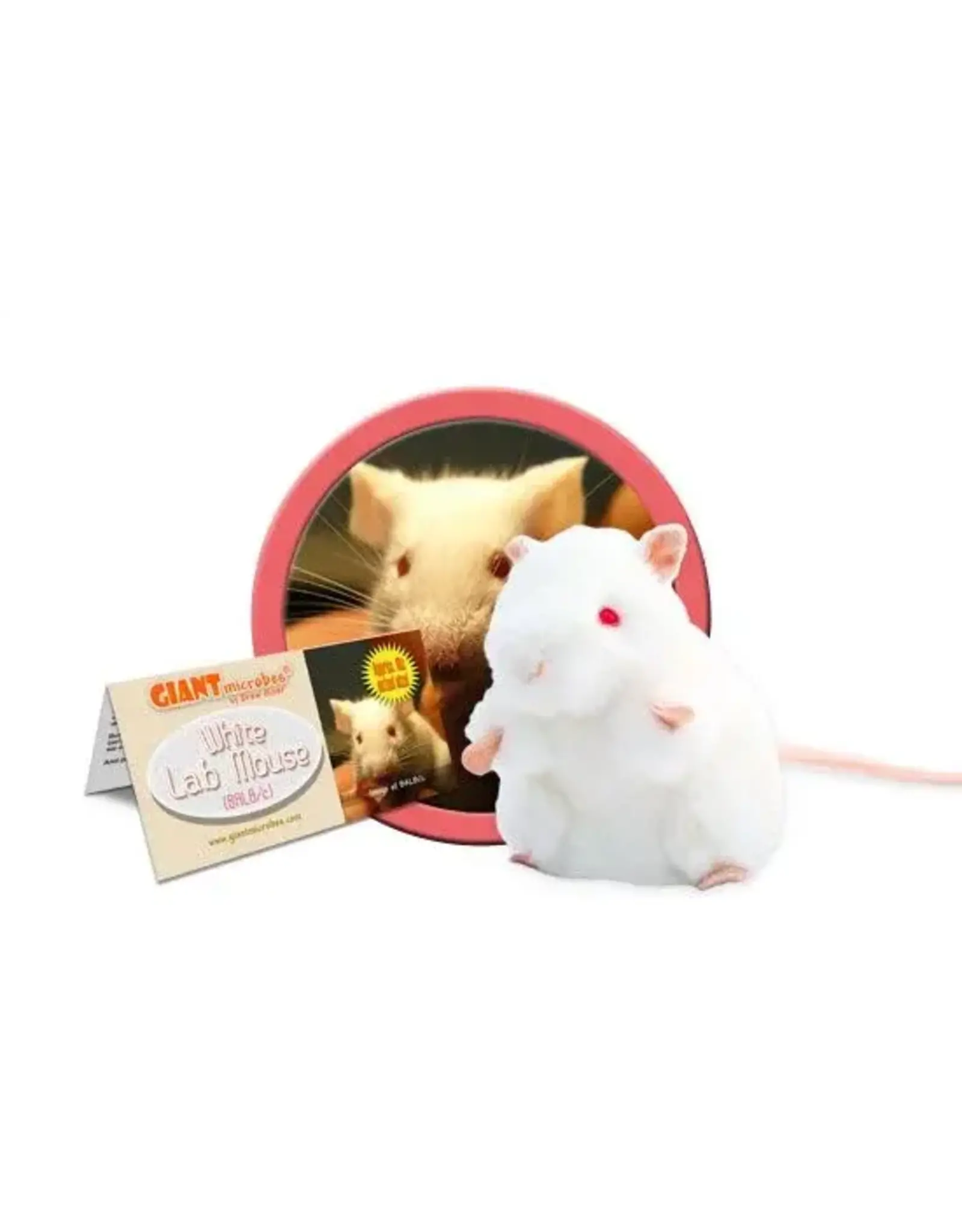 Giant Microbes Giant Microbes White Lab Mouse Plush
