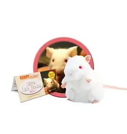 Giant Microbes Giant Microbes White Lab Mouse Plush