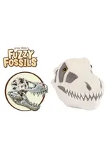 Giant Microbes Fuzzy Fossils T Rex Skull Plush