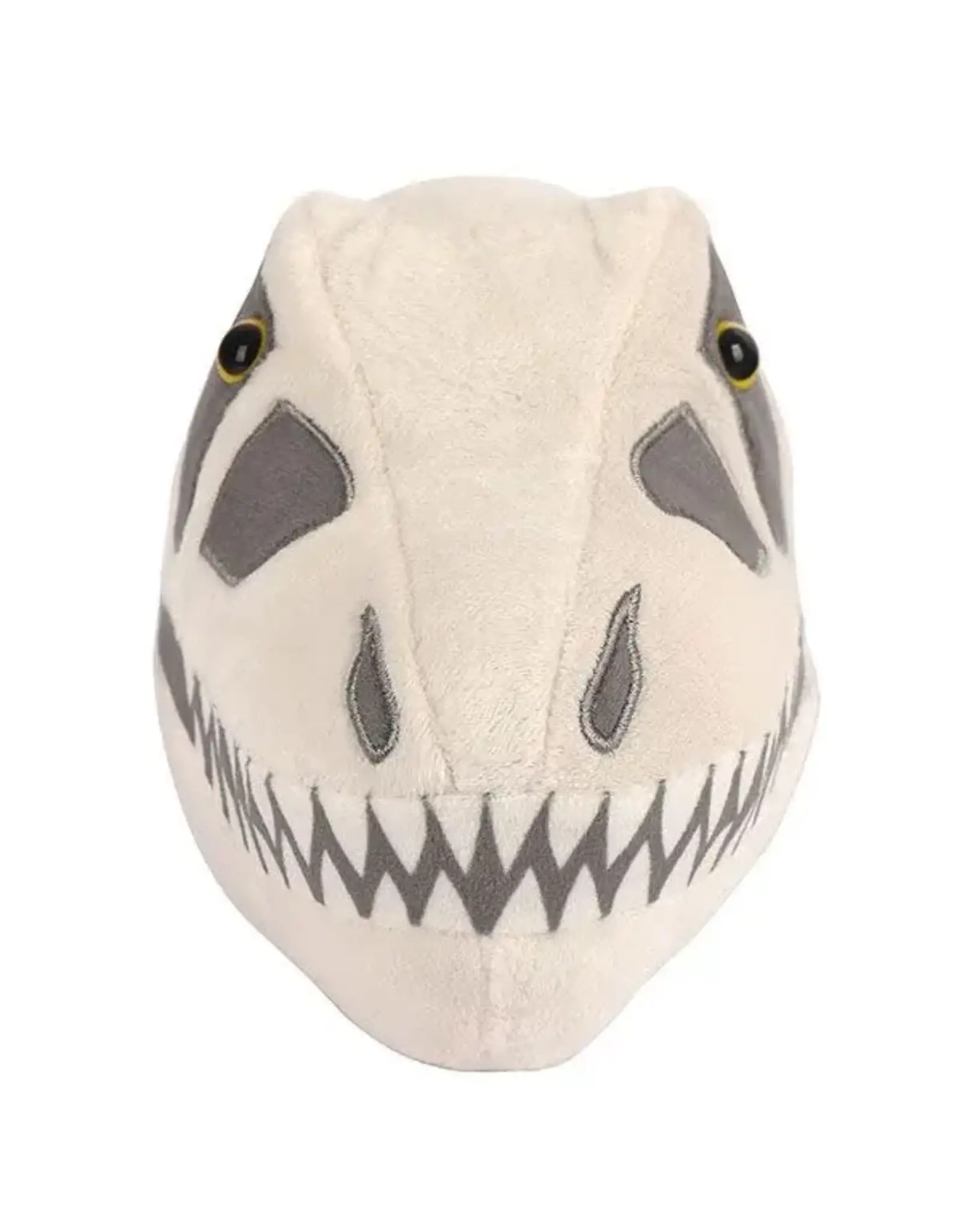 Giant Microbes Fuzzy Fossils T Rex Skull Plush