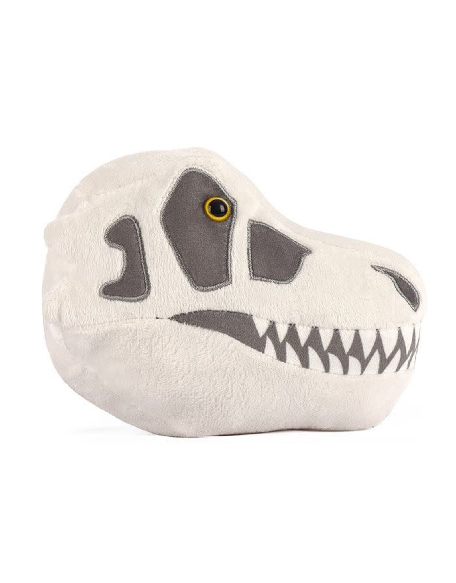 Giant Microbes Fuzzy Fossils T Rex Skull Plush