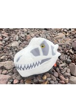 Giant Microbes Fuzzy Fossils T Rex Skull Plush