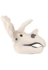 Giant Microbes Fuzzy Fossils Triceratops Skull Plush