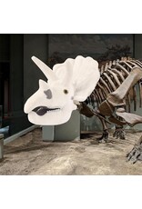 Giant Microbes Fuzzy Fossils Triceratops Skull Plush