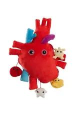 Giant Microbes Giant Microbes Deluxe Heart Plush with Hidden Cells