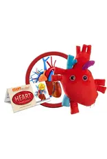 Giant Microbes Giant Microbes Deluxe Heart Plush with Hidden Cells