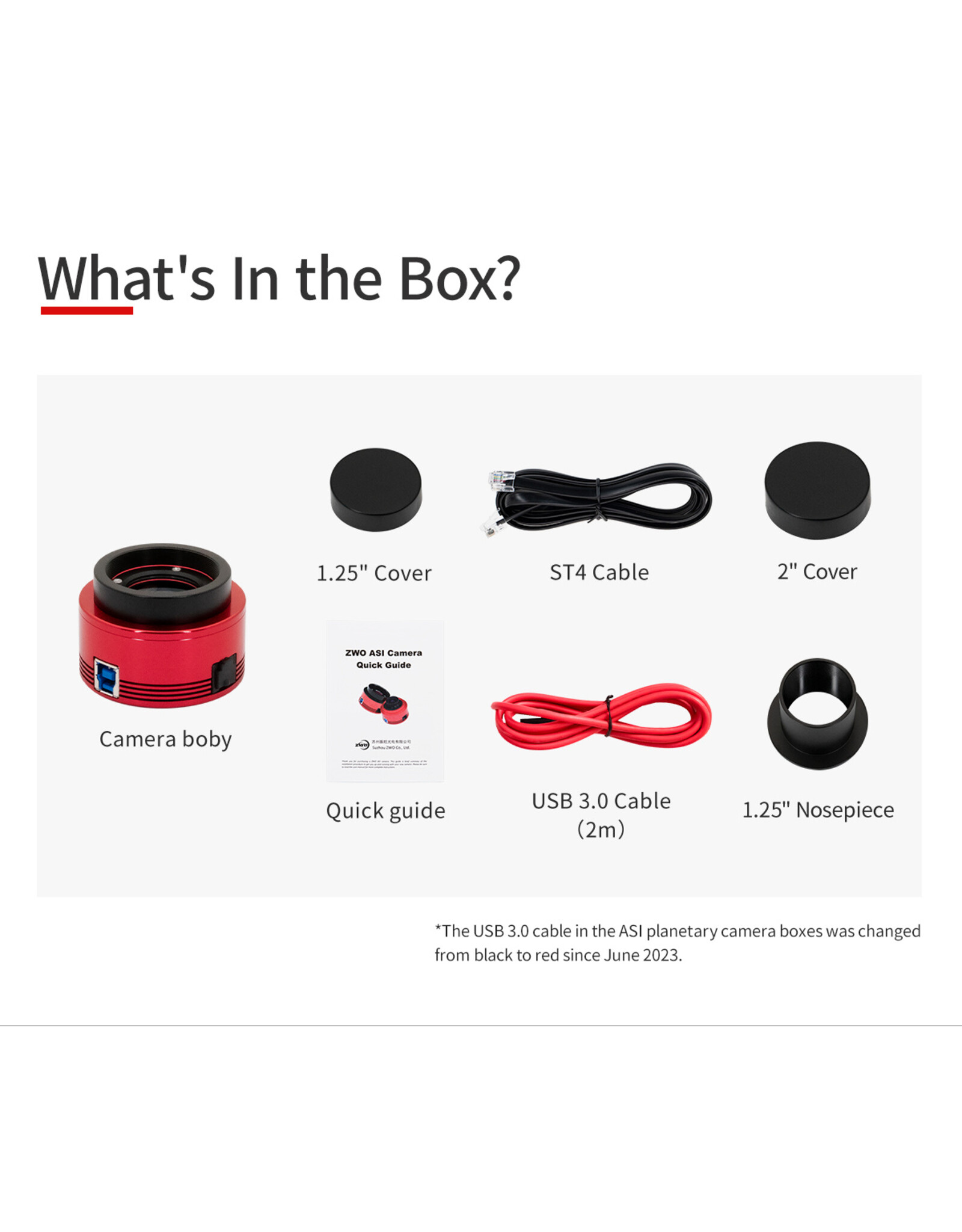 ZWO ZWO ASI585MM USB3.0 Mono Astronomy Camera