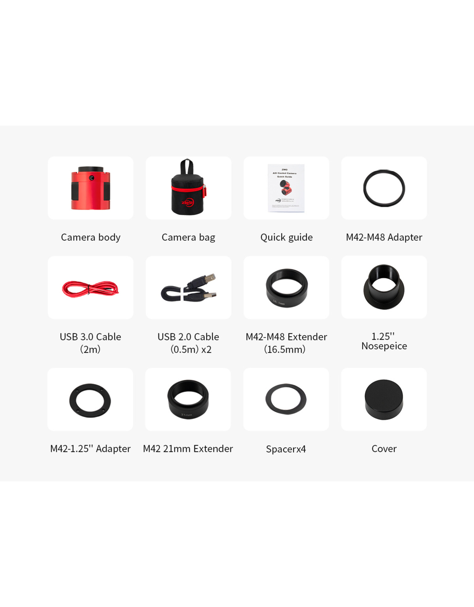 ZWO ZWO ASI585MM-P USB3.0 Cooled Pro Mono Astronomy Camera